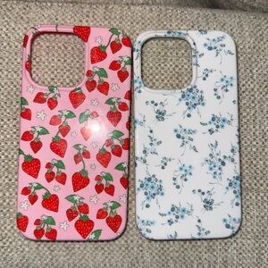 EUC iPhone 13 Pro Velvet Caviar MagSafe Phone Cases Bundle